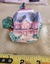 Hallmark Keepsake 1995 Pink Victorian Invitation To Tea Ornament Teapot House picture