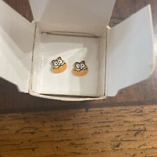 Vintage Garfield Earrings New In Box. picture
