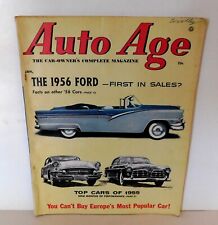 Jan 1956 Auto Age Magazine 1956 Car Reviews Best Cars of 1955 picture