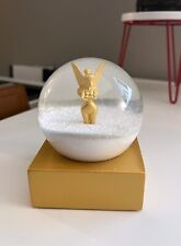 Disney Christmas Holiday Icy Winter Mini Gold Tinker Bell Snow Globe 2021 picture