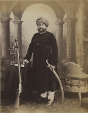 India, The Rajah of Lakhtar, Thakore Sahib Karansinhji Vajirajji Vintage Album picture