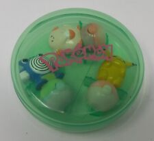 Pokemon Ink Stamps 1997 Tomy Roll & Play Stampers Pikachu Poliwhirl Chansey Rare picture