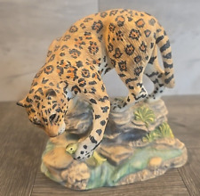 Vintage 1989 Franklin Mint NWF Great Cats of the World Jaguar Figurine picture