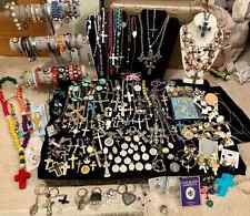 Religious Christian JEWELRY HUGE LOT OF 200+ PIECES VINTAGE & Modern JEWELRY picture
