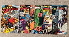 lot of 7 Superman comics 322 - 414 from 1978 to 1985 picture
