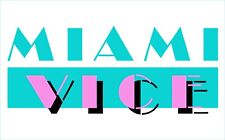 MIAMI VICE TV SHOW LOGO *2X3 FRIDGE MAGNET* CRIME DRAMA CROCKETT TUBBS COPS NOIR picture