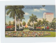 Postcard View of Bayfront at Foot of Flagler Street Miami Florida USA picture