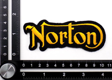 NORTON EMBROIDERED PATCH IRON/SEW ON ~4-1/8