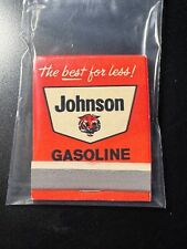 MATCHBOOK - JOHNSON GASOLINE - THE BEST FOR LESS - UNSTRUCK BEAUTY picture