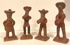 Vintage Mexican Pottery Folk Art Band Guerrero Mexico picture