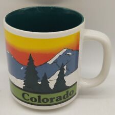 Vintage Colorado Coffee Cup Mountain Deer  Scene  picture