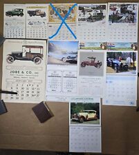 Vtg Classic Antique Car Wall Calendar Auto NOS 1974 1975 1978 1985 1987 1991 picture