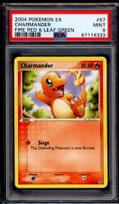 PSA 9 Charmander 2004 Pokemon Card 57/112 Fire Red & Leaf Green picture