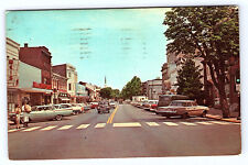 Lewisburg Pennsylvania PA Main Street Bucknell University Postcard A685 picture