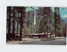 Postcard Yosemite National Park Entrance Lodge Upper Fall/Waterfall California picture