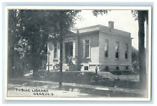 c1905s Public Library Geneva Ashtabula County Ohio OH Antique Unposted Postcard picture