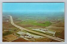 Youngstown OH-Ohio, Aerial Ohio Turnpike, Mahoning Valley Plaza Vintage Postcard picture