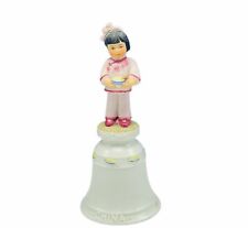 Norman Rockwell bell porcelain figurine vtg river shore Rei-Ling Asia series bow picture