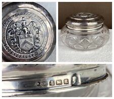 Vtg Worshipful Company of Joiners & Ceilers Deakin Francis Sterling Silver Jar picture
