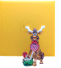 New 100% SWAROVSKI Holiday Cheers Dulcis Crystal Reindeer Deco Figurine 5655433 picture