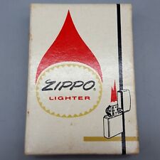 ZIPPO 1962 Brush Finish No. 200 Lighter Untested with Original Box, Engraved picture