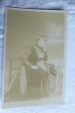 M571 Real Photo Studio PORTRAIT Of A WOMAN Brockbank WINDERMERE Postcard c1900s picture