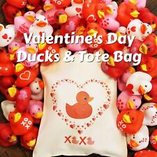 Valentine's Day Rubber Ducks & Tote Bag | Gift for Jeep Lovers | DuckDuckJeep picture