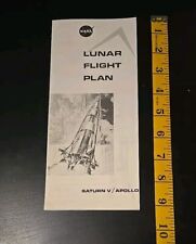 NASA Saturn V Apollo Lunar Flight Plan 1965 Booklet Huntsville AL picture
