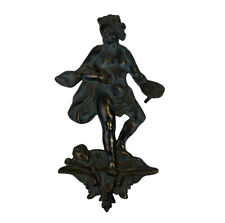 Antique French Bronze Music Brass Architectural Figural Elements Appliqué picture