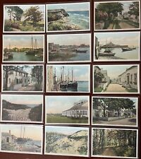 LOT of 18 H Marshall Gardiner NANTUCKET ISLAND Vintage POSTCARDS w/RARE vertical picture