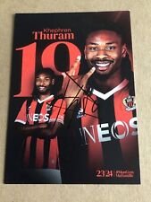 Khephren Thuram, France 🇫🇷 OGC Nice 2023/24 hand signed picture