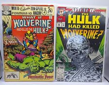 What If #31 & 50 Wolverine Killed Hulk Marvel Comics FINE/VF Condition picture