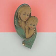 Vintage RR Roman Italy Mary Madonna Jesus Mother Baby Child Wall Decor picture