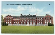 c1940s Boy's Dormitory University Of Georgia Athena Georgia GA Unposted Postcard picture