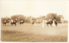 Postcard Brownsville, TX: Fort Brown Soldiers Play Polo, 3rd vs. 16th Cav, 1916 picture