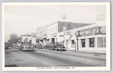 Postcard Pennsylvania Natrona Heights Freeport Road Coca Cola Vintage Unposted picture