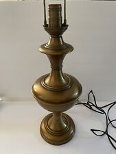 Vintage MCM 26” Brass Lamp Electric Tested Works picture