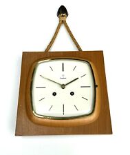 Vintage Junghans Mid-Century Retro Mechanical Striking Wood Wall Clock Teak? picture