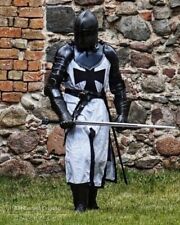 Medieval Black Templar Knight Full Body Set Armour Cosplay Halloween Suit. picture