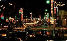 Coffee Dan's, Hollywood Boulevard, Hollywood, California CA 1950s chrome picture