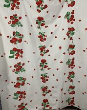 Vintage 1950's Tablecloth with Strawberries 55