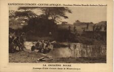 PORTUGUESE MOZAMBIQUE COLONY AFRICA RIVER CROSSING PC, Vintage Postcard (b54344) picture