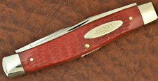 RARE CASE CLASSIC XX USA RED BONE JUMBO MUSKRAT KNIFE 1995 1/250 NICE (16157) picture