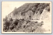 1928 RPPC Toll Road To Mount Wilson California  Real Photo P607 picture