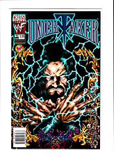 WWF WWE UNDERTAKER #1 CHAOS COMICS WRESTLING REB COVER NEWSTAND WOW  A78 picture