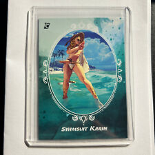 Karin Swimsuit insert card 2023 Cardsmith Street Fighter Series 1 picture