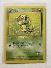 Caterpie Base Set Near Mint Condition ENGLISH 45/102 picture
