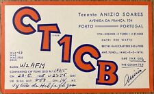 QSL Card - Porto Portugal  Anizio Soares CT1CB  1965 Postcard picture