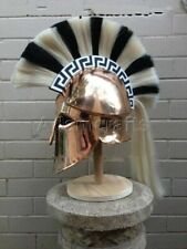 Medieval Corinthian Spartan Helmet 18 Gauge Steel Copper Clad picture