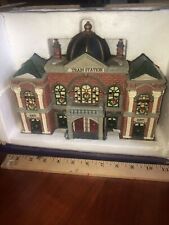 2005 HOLIDAY TIME - TRAIN STATION VICTORIAN COLLECTION - CHRISTMAS VILLAGE picture